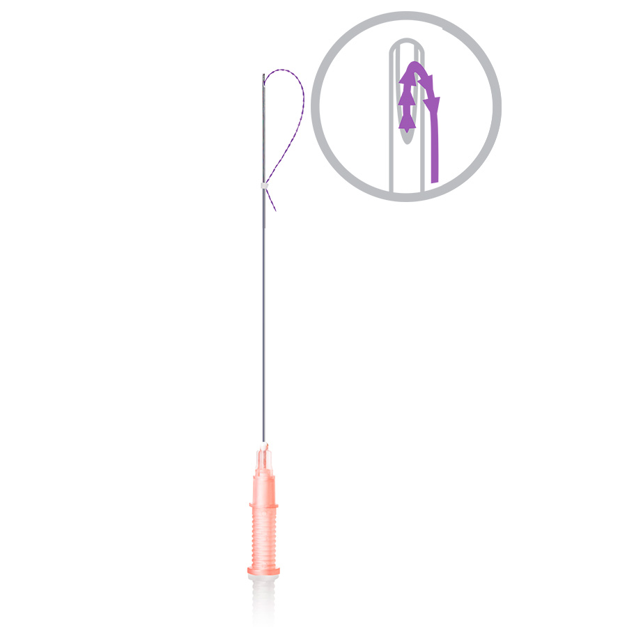 Нить из полидиоксанона шипованная на L-образной канюле SC / Cog Master Gear 1(Cannula L type)PDO УП